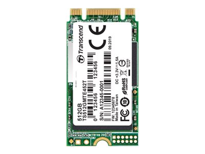 TRANSCEND, 256GB M.2 2242 PCIe Gen3x2 B+M Key 3 TS256GMTE452T