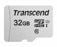 Transcend 32GB microSDHC 300S UHS-I U1 (Class 10) paměťová karta (s adaptérem) TS32GUSD300S-A