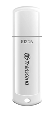 Transcend 512GB JetFlash 730 USB 3.1 flash disk, bílý TS512GJF730