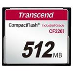 Transcend 512MB INDUSTRIAL TEMP CF220I CF CARD (SLC) Fixed disk and UDMA5 TS512MCF220I