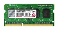 Transcend - DDR3 - 2 GB - SO-DIMM 204-pin - 1066 MHz / PC3-8500 - CL7 - 1.5 V - bez vyrovnávací pam TS256MSK64V1N