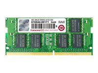 Transcend - DDR4 - modul - 8 GB - SO-DIMM 260-pin - 2400 MHz / PC4-19200 - CL17 - 1.2 V - bez vyrov TS1GSH64V4H
