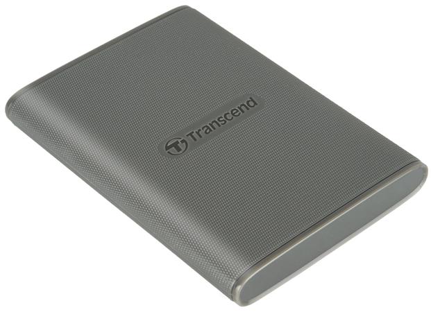 Transcend ESD360C 1TB, USB 20Gbps Type C, Externí SSD disk (3D NAND flash), kompaktní rozměry, šedý TS1TESD360C