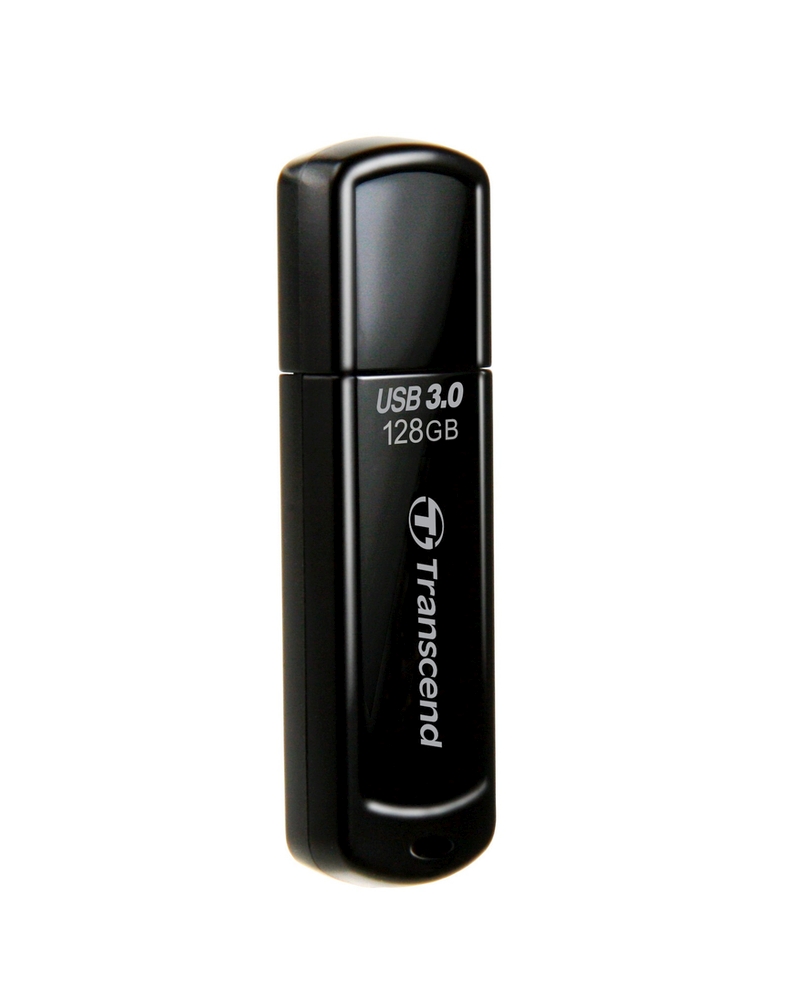 Transcend JetFlash 700 - Jednotka USB flash - 128 GB - USB 3.0 - černá TS128GJF700
