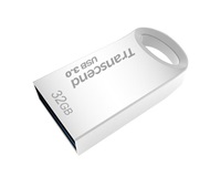 Transcend JetFlash 710 - Jednotka USB flash - 32 GB - USB 3.1 - stříbrná TS32GJF710S