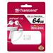 Transcend JetFlash 710 - Jednotka USB flash - 64 GB - USB 3.1 - stříbrná TS64GJF710S