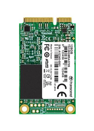 TRANSCEND MSA370S 128GB SSD disk mSATA, SATA III 6Gb/s (MLC), 530MB/s R, 200MB/s W TS128GMSA370S