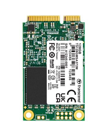 Transcend MSA372M - SSD - 128 GB - interní - mSATA - SATA 6Gb/s TS128GMSA372M