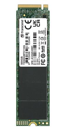 TRANSCEND MTE110Q 500GB SSD disk M.2 2280, PCIe Gen3 x4 NVMe 1.3 (3D QLC), 1900MB/s R, 900MB/s W TS500GMTE110Q
