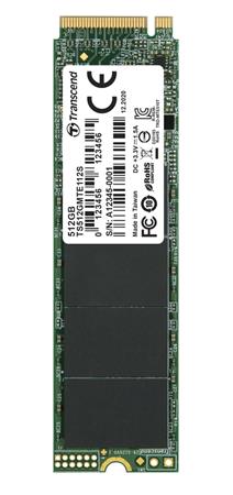 TRANSCEND MTE112S 512GB SSD disk M.2 2280, PCIe Gen3 x4 NVMe 1.3 (3D TLC), 1700MB/s R, 900MB/s W TS512GMTE112S