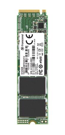 TRANSCEND MTE652T2 512GB Industrial 3K P/E SSD disk M.2, 2280 PCIe Gen3 x4 NVMe 1.3 (3D TLC), 2100MB/s R, TS512GMTE652T2