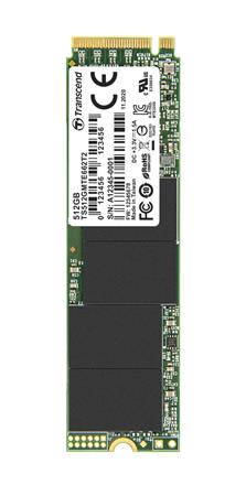 TRANSCEND MTE662T2 512GB 3K P/E SSD disk M.2 2280, PCIe Gen3 x4 NVMe 1.3 (3D TLC), 3500MB/s R, 2700MB/s W TS512GMTE662T2
