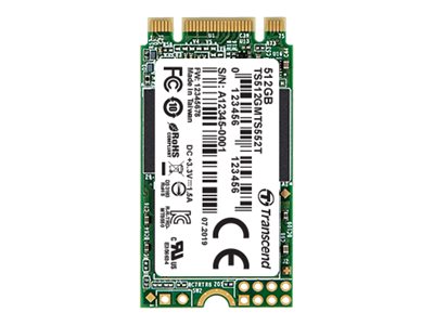 Transcend MTS552T - SSD - 128 GB - interní - M.2 2242 - SATA 6Gb/s TS128GMTS552T