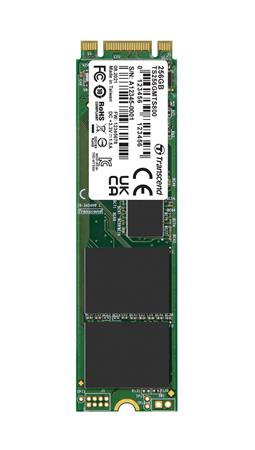 TRANSCEND MTS800 256GB SSD disk M.2 2280, SATA III 6Gb/s (MLC), 530MB/s R, 460MB/s W, tray TS256GMTS800