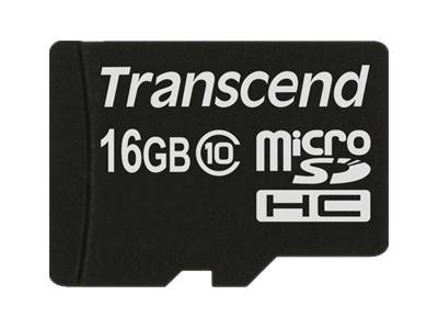 Transcend - Pamě?ová karta flash - 16 GB - Class 10 - microSDHC TS16GUSDC10