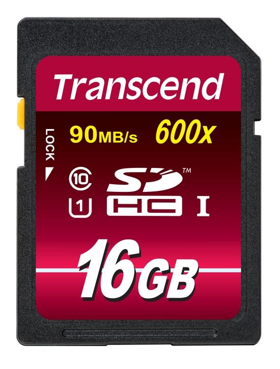 Transcend - Pamě?ová karta flash - 16 GB - Class 10 - SDHC UHS-I TS16GSDHC10U1