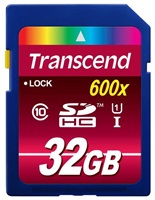 Transcend - Pamě?ová karta flash - 32 GB - Class 10 - SDHC UHS-I TS32GSDHC10U1