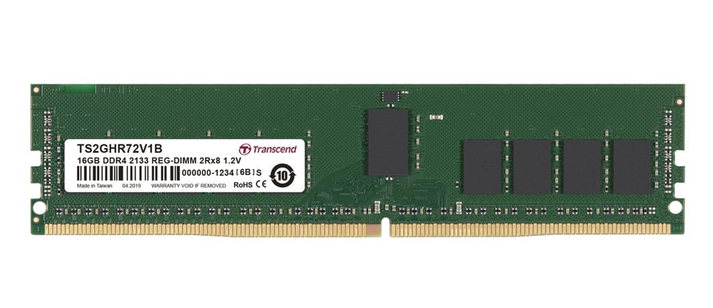Transcend paměť 16GB DDR4 2133 REG-DIMM 2Rx8 CL15 TS2GHR72V1B