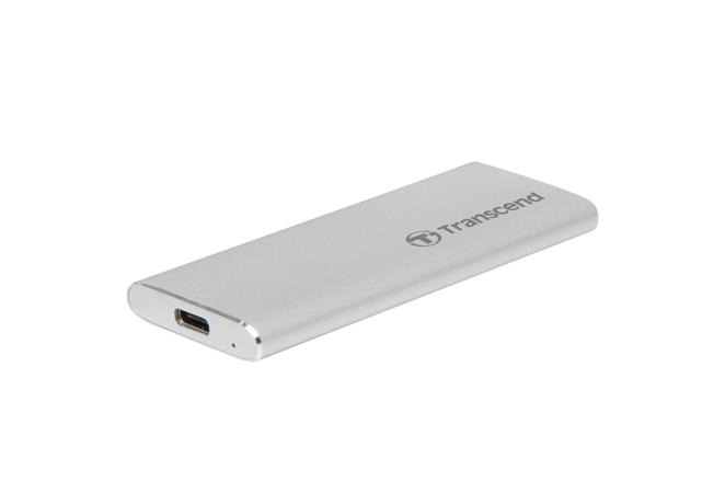 Transcend SSD 1TB ESD260C USB 3.1 Gen 2 - Silver Aluminium TS1TESD260C