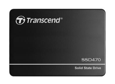 TRANSCEND SSD470N, 2TB Industrial (3K P/E) SSD disk 2.5" SATA3, 3D TLC, Aluminium case, 560MB/s R, 510 MB/W, TS2TSSD470N