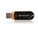 TRANSCEND USB Flash Disk JetFlash®300, 32GB, USB 2.0, Black/Orange (R/W 16/6 MB/s) TS32GJF300