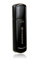 TRANSCEND USB Flash Disk JetFlash®350, 32GB, USB 2.0, Black (R/W 16/6 MB/s) TS32GJF350