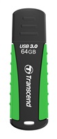 TRANSCEND USB Flash Disk JetFlash®810, 64GB, USB 3.0, Black/Green (voděodolný, nárazuvzdorný) (R/W 80/25 MB/s TS64GJF810