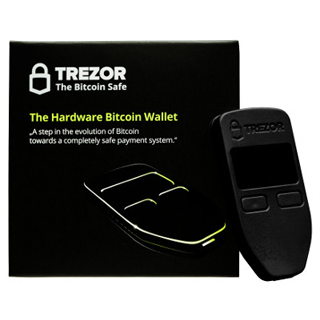 TREZOR Bitcoin Wallet Black 710882350611