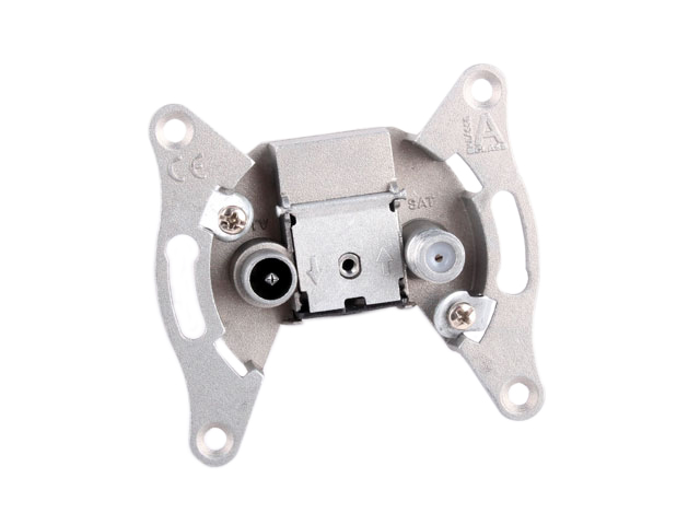 TRIAX účastnická zásuvka TOU 01S koncová TV+R+SAT 2 dB