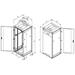 Triton 19' rozvaděč stojanový rozebiratelný 42U/600x800 RAL7035, šedá RZA-42-A68-CAX-N1