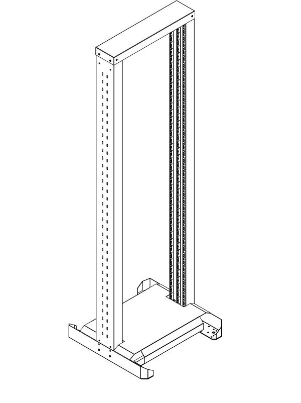 Triton 19" stojan 27U jednodílný, černý RSX-27-XS6-BXX-A3