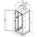 TRITON 19" stojanový rozvaděč 42U/800x1200 RMA-42-A82-CAX-N1