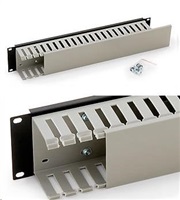 TRITON 19" vyvazovací panel 2U jednostranná plastová lišta, šedá RAC-VP-X04-A1