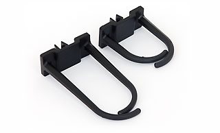 TRITON Plastový háčik velký - štvorcový otvor 9x9 RAL7035