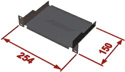 Triton - Police skříně - RAL 9005 - 10" RAB-UP-X01-C1