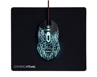 TRUST BASICS GAMING MOUSE & PAD 24752