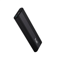 TRUST Externí box pro M.2 SSD, USB-C 3.2 Gen2, M.2 2280, černá 25806
