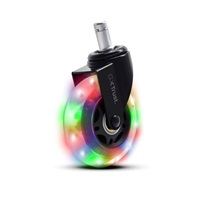 TRUST Kolečka na herní židli GXT701, LED, gelové 25803