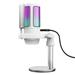 TRUST mikrofon GXT238 Auron, USB-C, RGB, bílá 26082