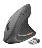 TRUST Myš Verto wireless ergonomic mouse USB, black (černá) 22879