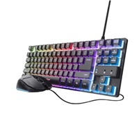 TRUST Sada klávesnice + myš GXT 798 2v1 Gaming set, černá 25938