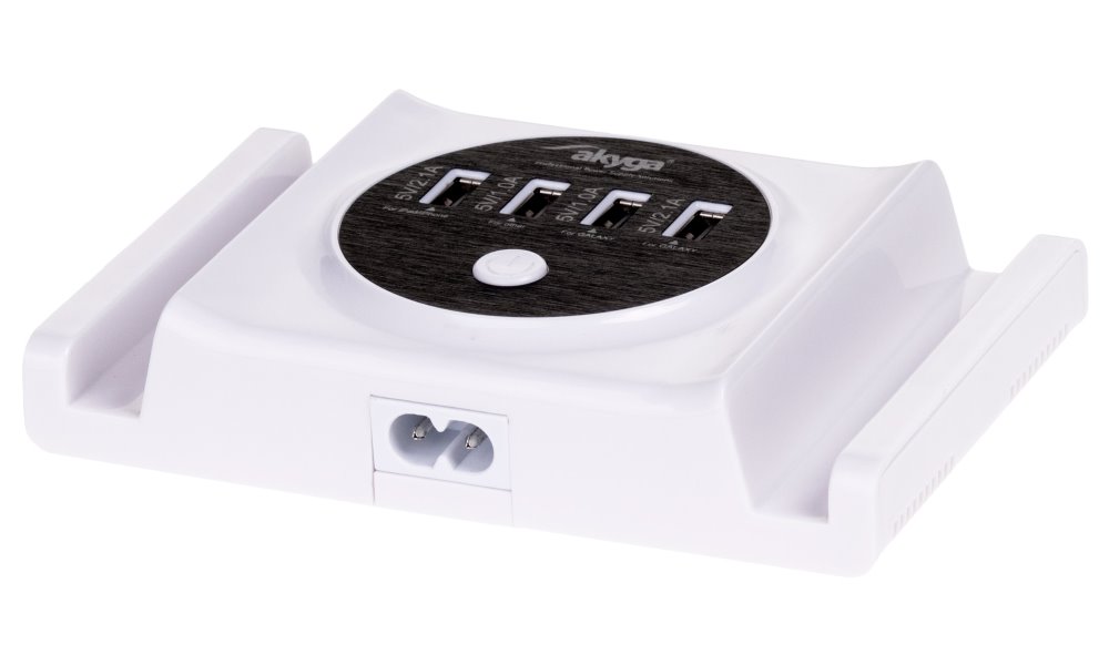 TRX Akyga nabíječka/ 220V/ 4x USB/ 5V/ 3.1A/ neoriginální TRX-AK-TB-05