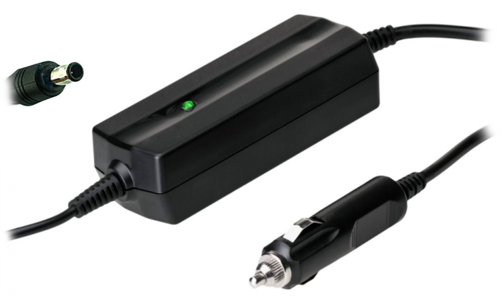 TRX Akyga napájecí adaptér do auta/ 19V/ 3,16A/ 60W/ 5,5x3,0mm + pin/ pro notebooky Samsung TRX-AK-ND-38