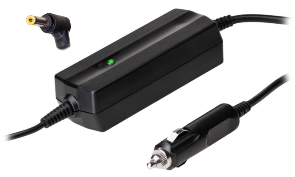 TRX Akyga napájecí adaptér do auta/ 19V/ 4,74A/ 90W/ 4,8x1,7mm/ pro notebooky HP/ Compaq TRX-AK-ND-35