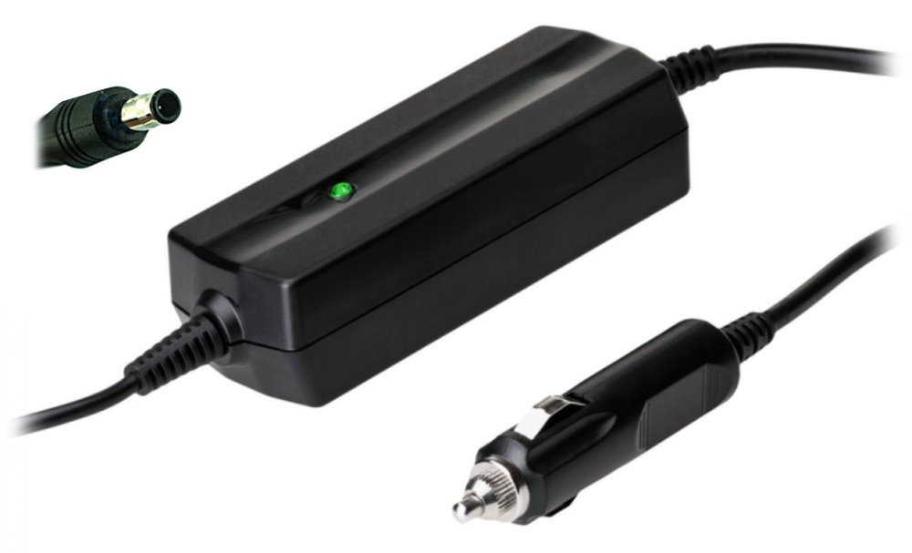 TRX Akyga napájecí adaptér do auta/ 19V/ 4,74A/ 90W/ 5,5x3,0mm + pin/ pro notebooky Samsung TRX-AK-ND-37