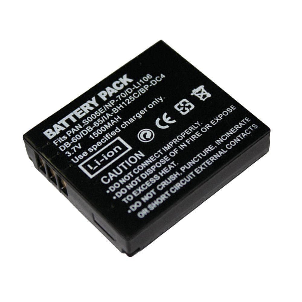 TRX baterie/ 1500 mAh/ pro Samsung IA-BH125C/ RICOH DB-60/ DB-65/ LEICA BP-DC4/ Panasonic DMW-BCC12/ NP-70/ TRX-CGA-S005