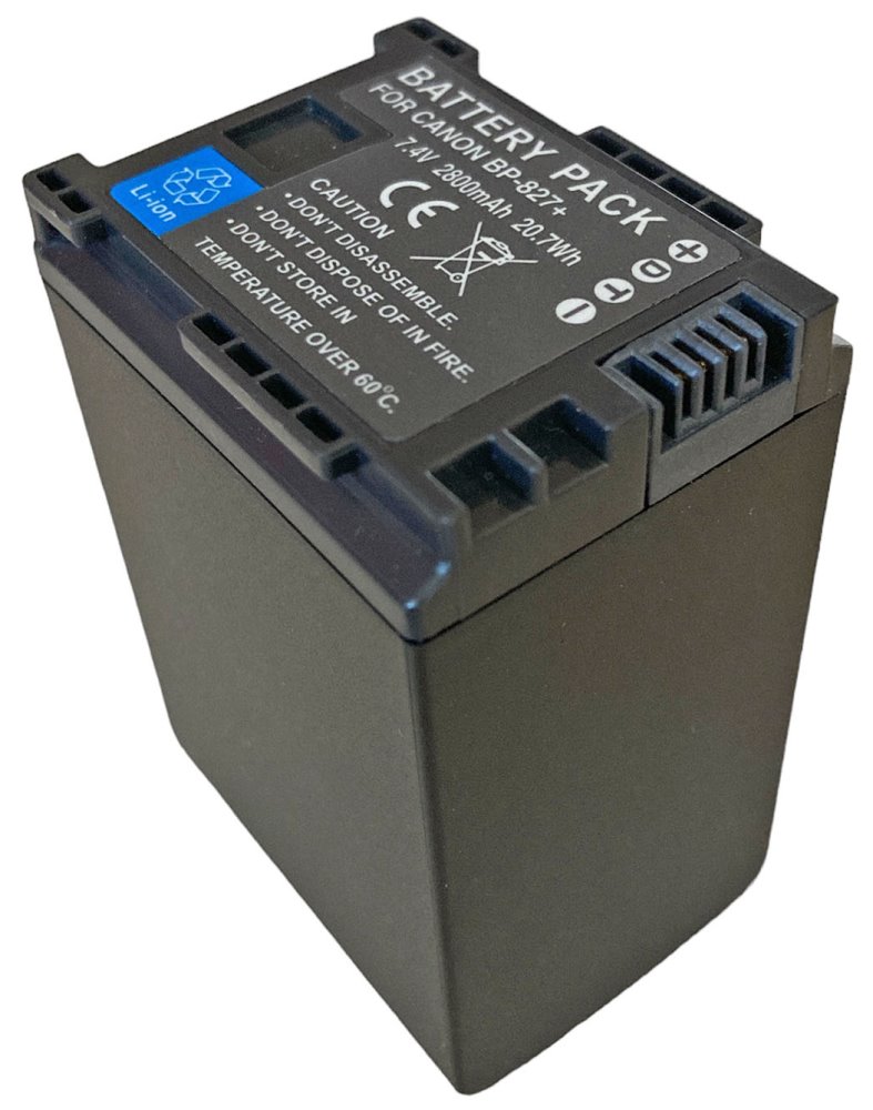 TRX baterie Canon/ 3400 mAh/ pro Legria HF M41/ XA10/ neoriginální TRX-BP-827