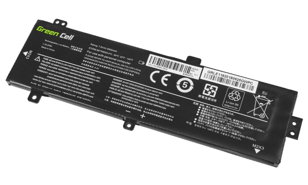 TRX baterie Green Cell/ LE118/ 7.6V/ 3500 mAh/ Li-Ion/ Lenovo IdeaPad 510-15IKB 510-15ISK 310-15AB, L15C2PB3 TRX-GCLE118