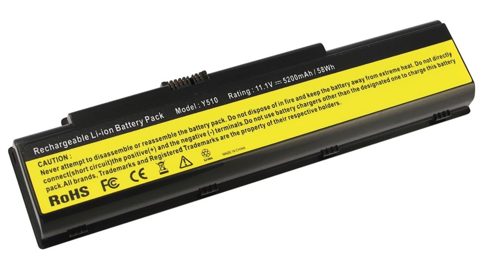TRX baterie Lenovo/ 5200mAh/ pro V550/ 3000 Y500/ 3000 Y510/ Ideapad Y510/ Y530/ Y710/ Y730/ neoriginální TRX-45J7706