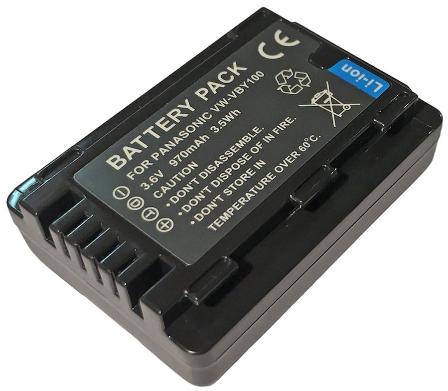 TRX baterie Panasonic VW-VBY100 - 970mAh TRX-VBY100